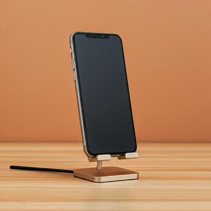 Steel Desk Phone Stand